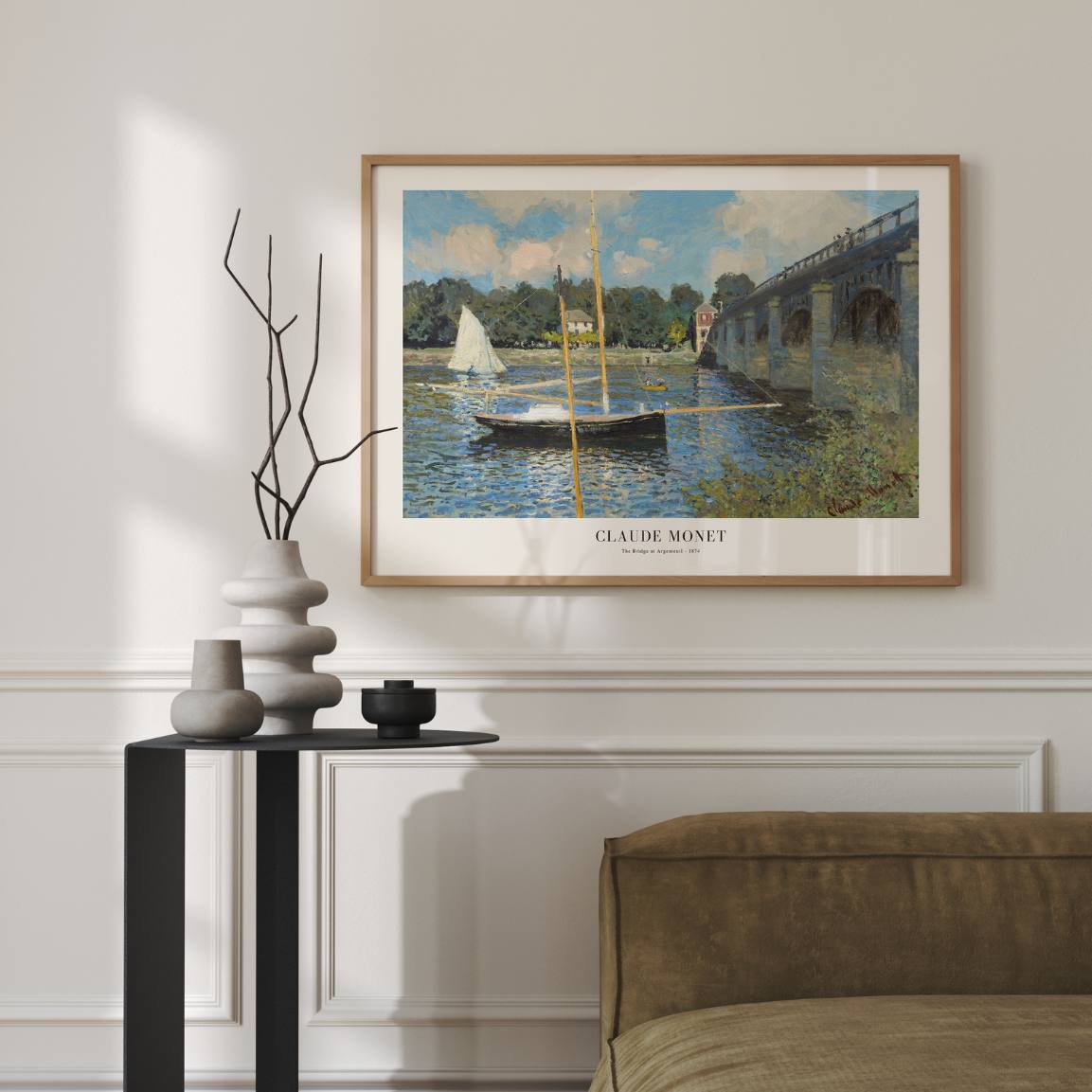 Claude Monet Poster – Die Brücke bei Argenteuil