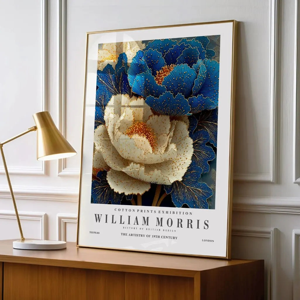 William Morris Poster – Pfingstrosen