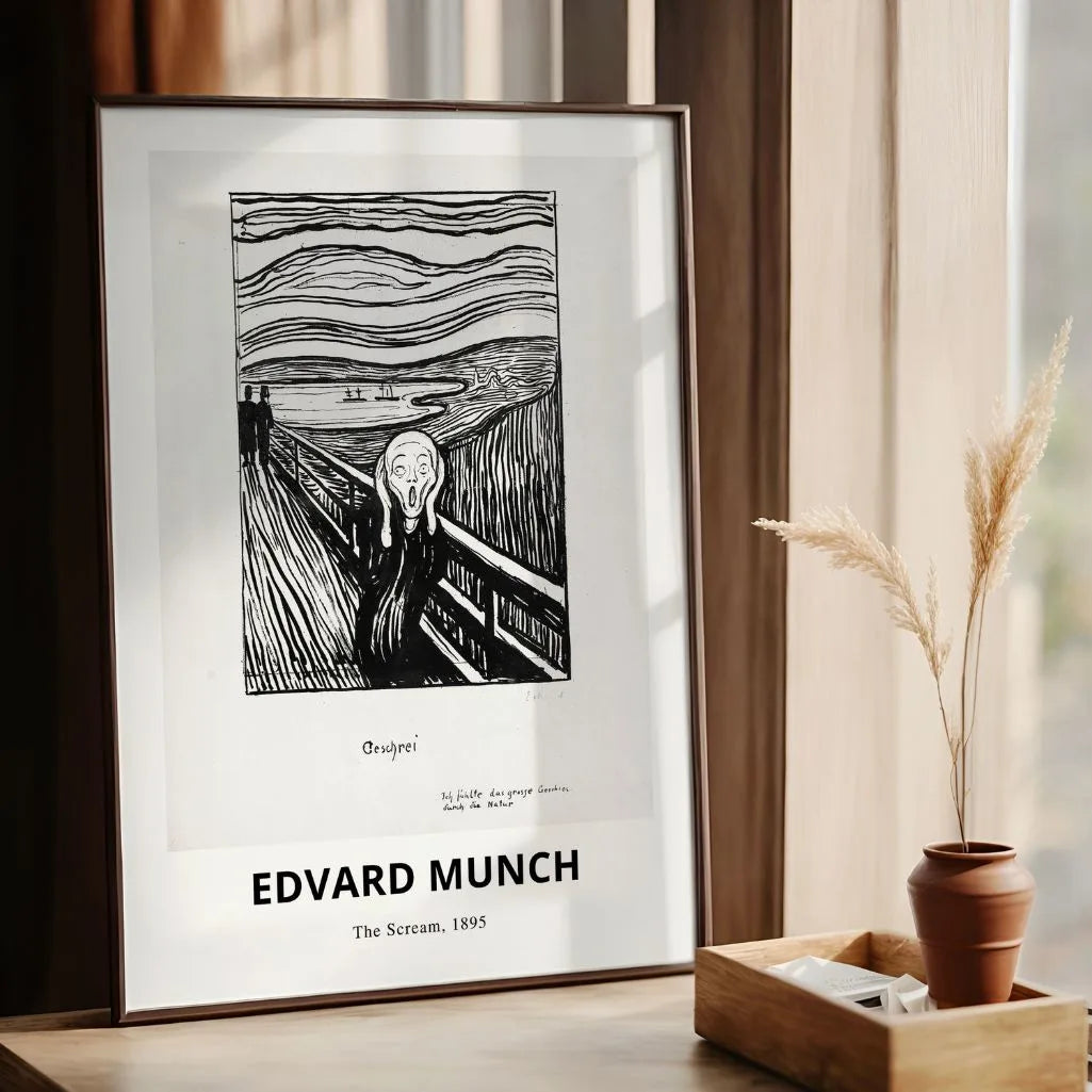 Edvard Munch-Plakat – Der Schrei, 1895