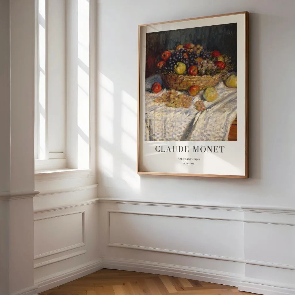 Claude Monet – Äpfel und Trauben Poster, 1879–1880