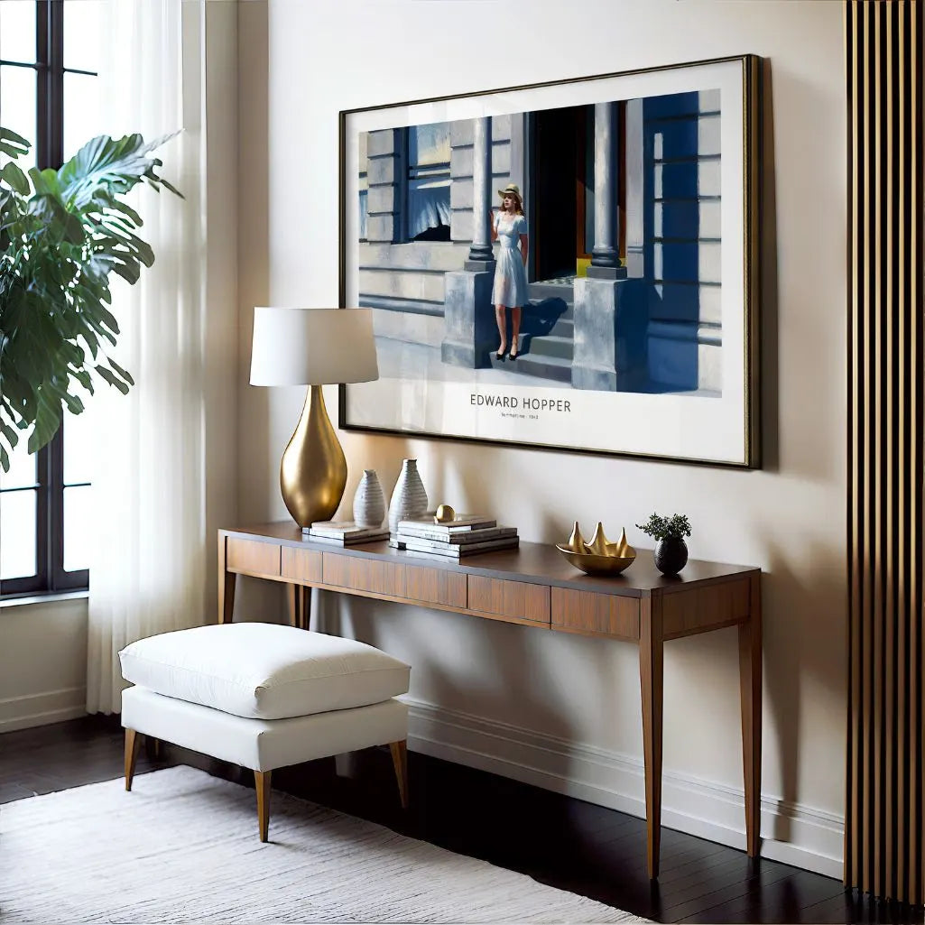 Edward Hopper Poster – Sommerzeit, 1943 (Querformat)