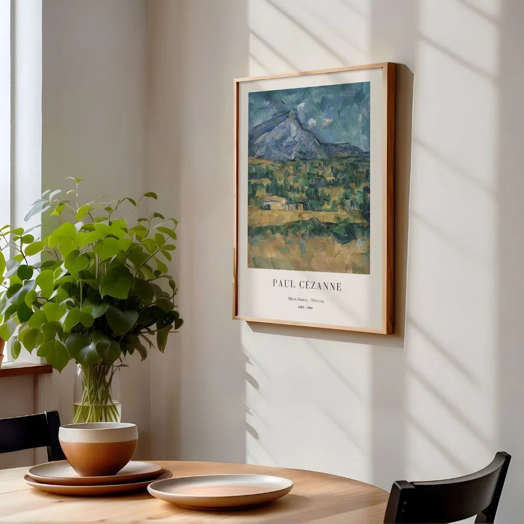 Paul Cézanne – Berg Sainte-Victoire Poster (1902–1906)