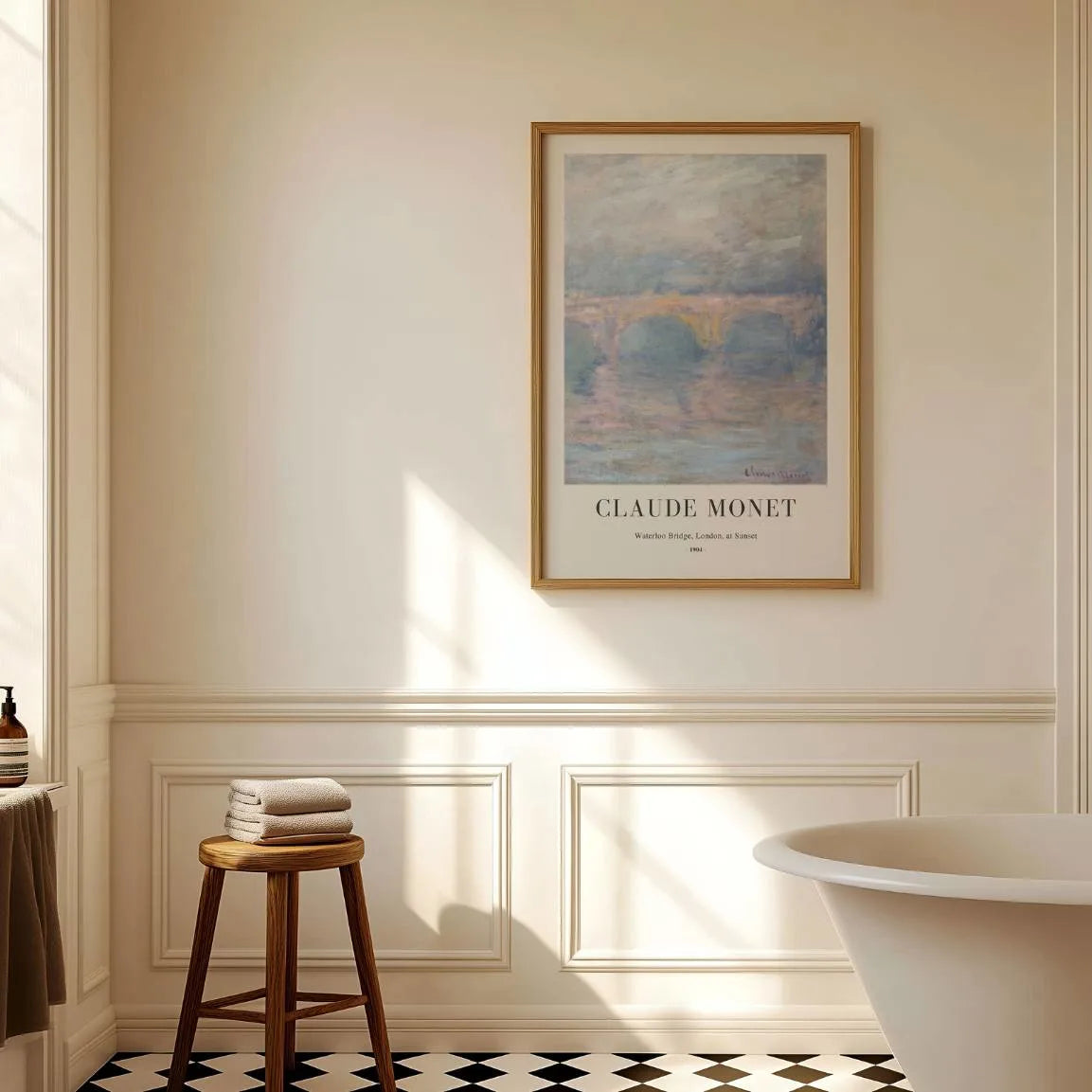 Monet Poster Abendlicht