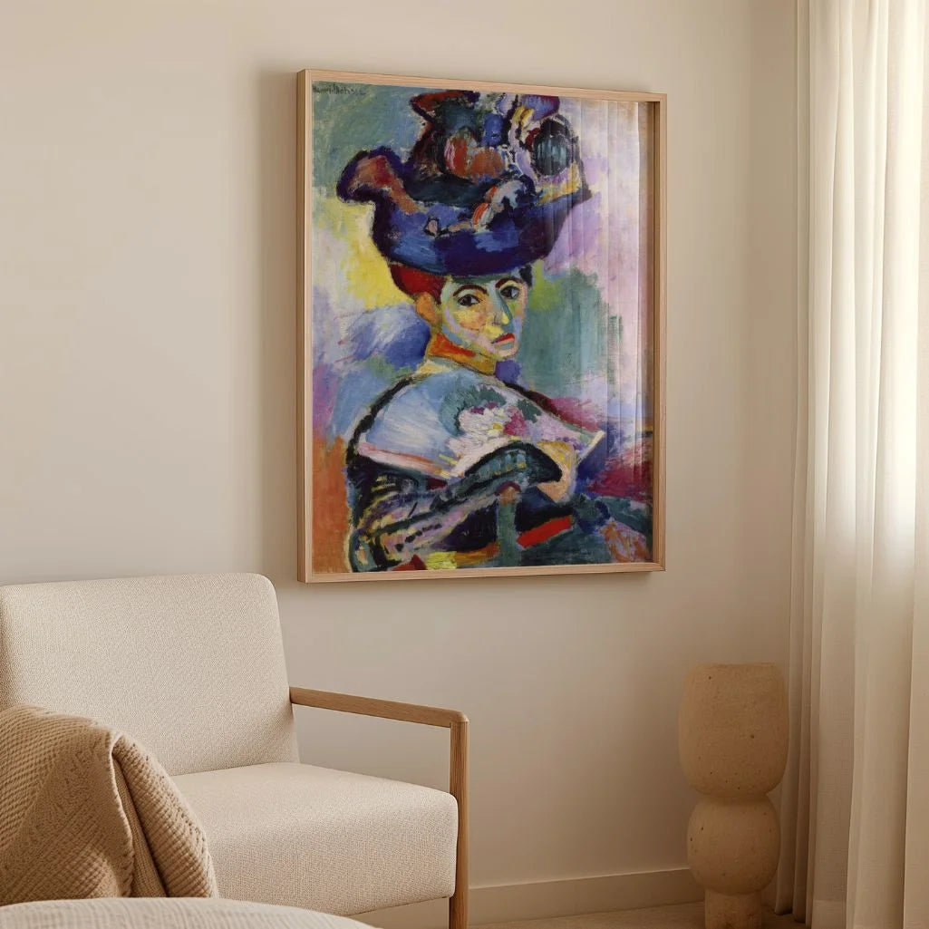 Henri Matisse Poster – Frau mit Hut, 1905