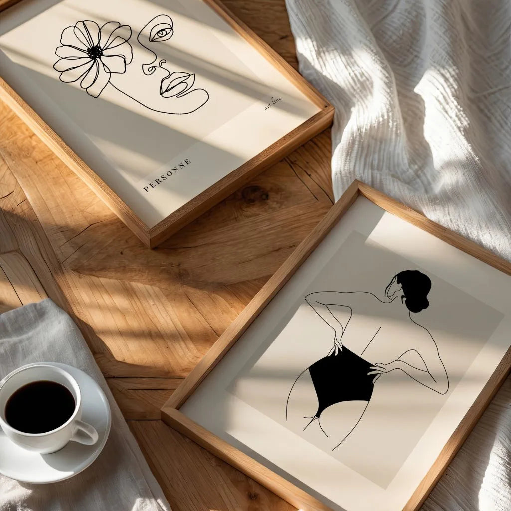 Poster – Weiblicher Rückenakt