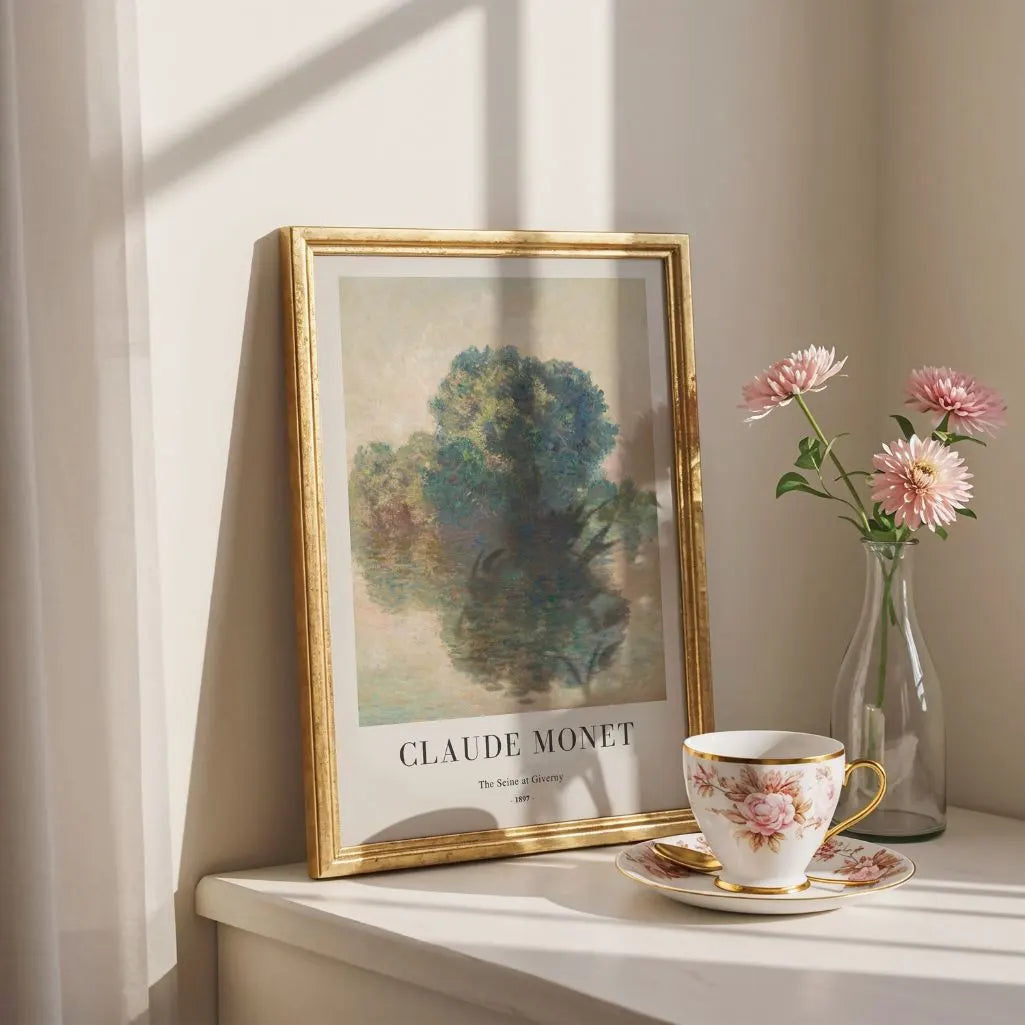 Claude Monet – Die Seine in Giverny Poster