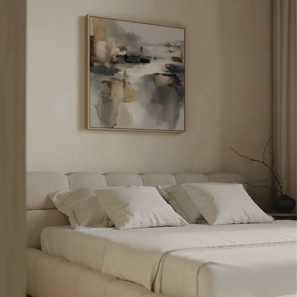 Gerahmtes Leinwandbild – Reflexion