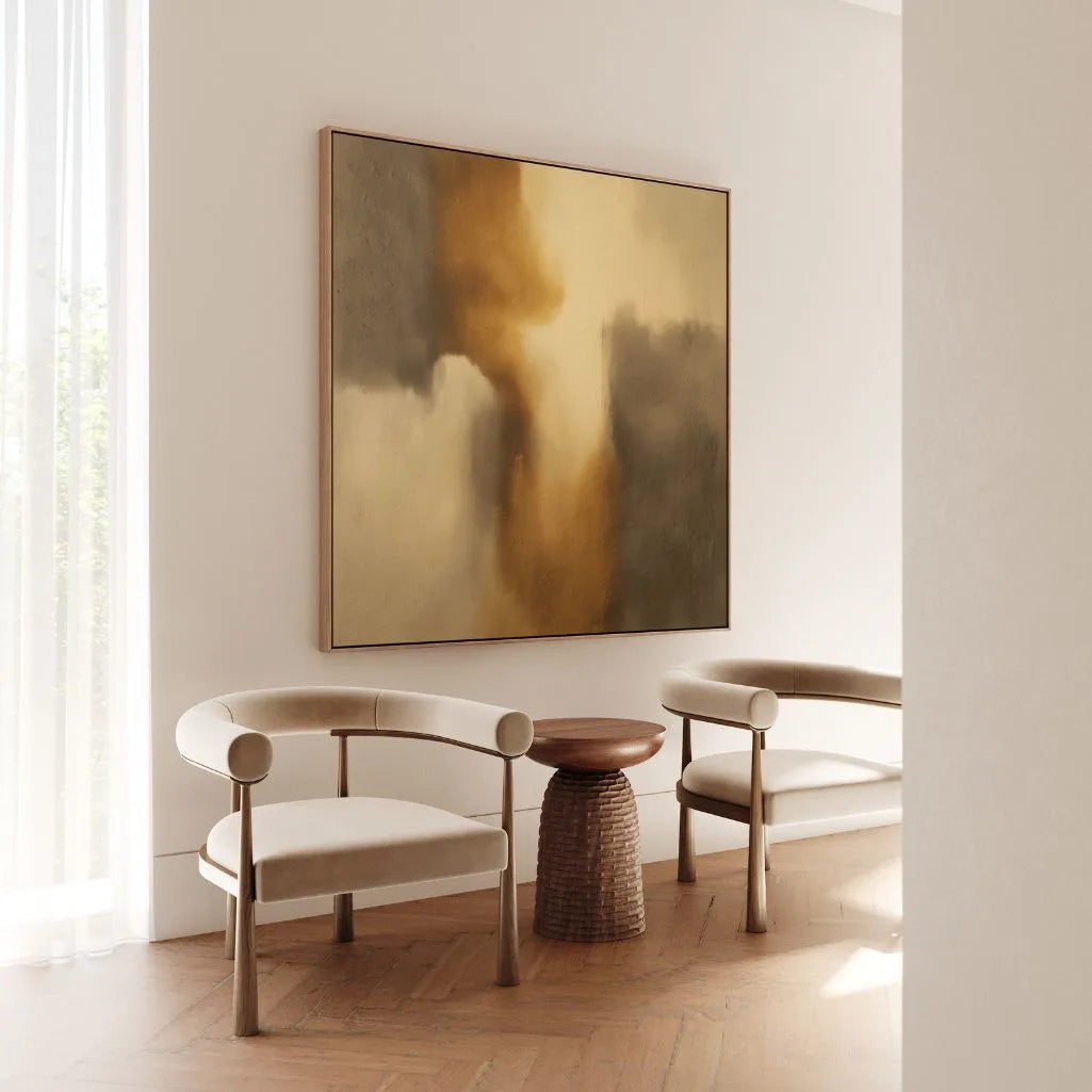 Gerahmtes Leinwandbild – Licht und Schatten