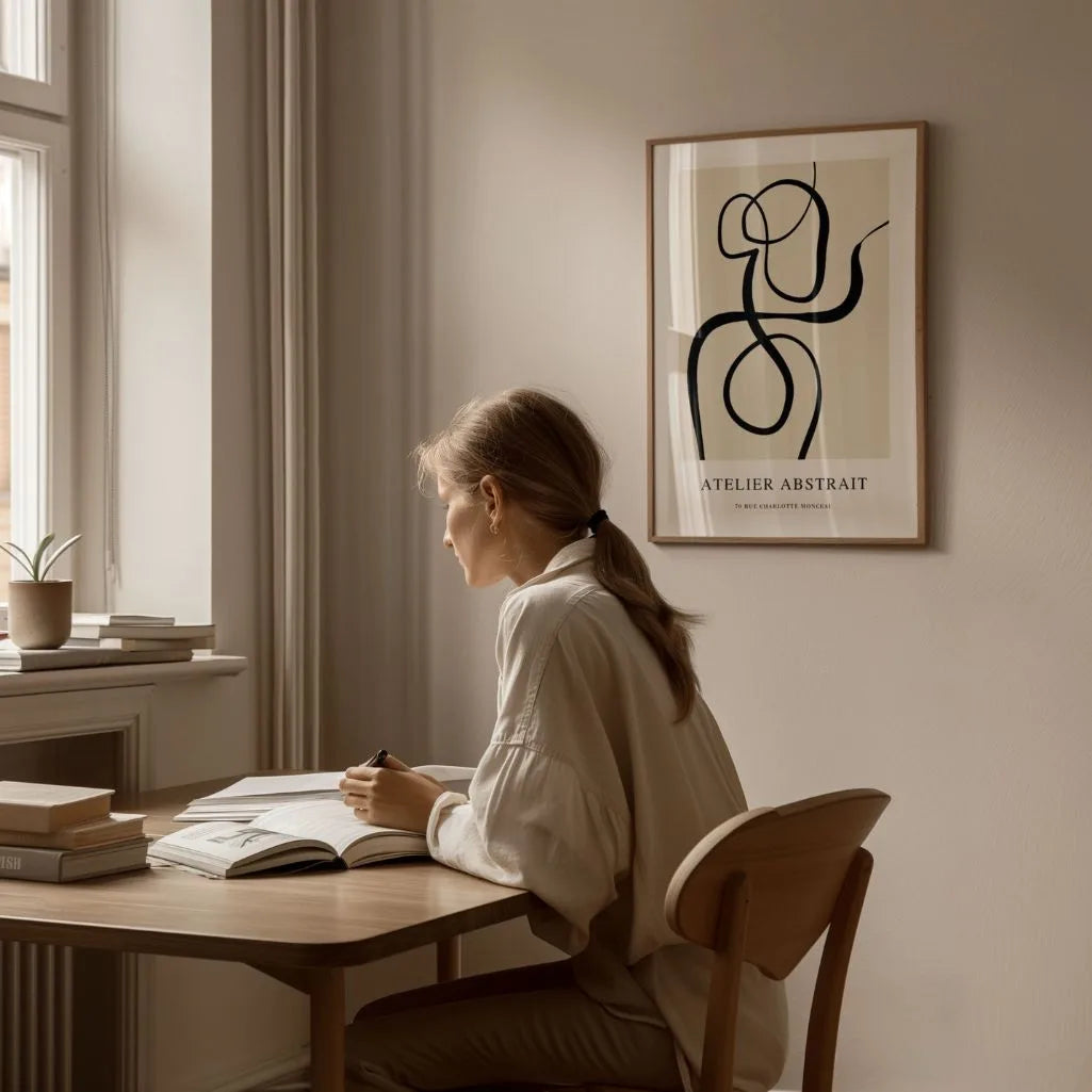 Poster – Abstrakte Linie