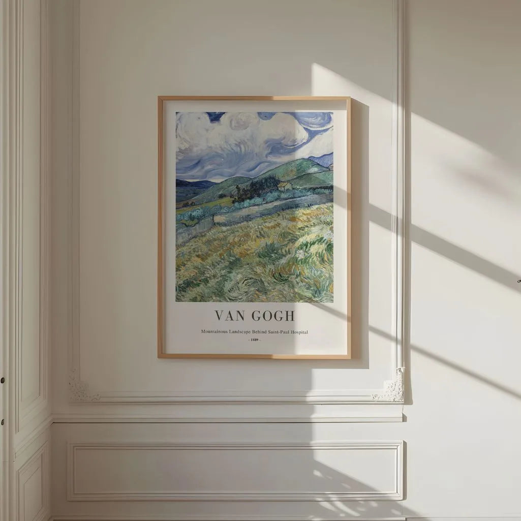 Vincent van Gogh Poster – Berglandschaft hinter dem Hospital Saint-Paul