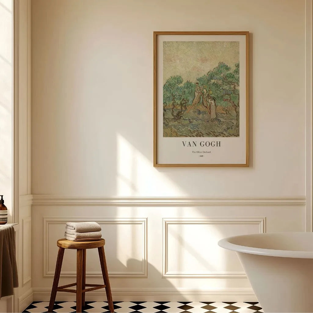 Vincent van Gogh Poster – Olivenhain 1889 (Hochformat)