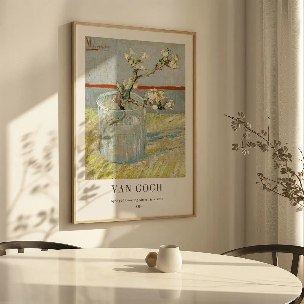 Vincent van Gogh Poster – Blühender Mandelzweig im Glas