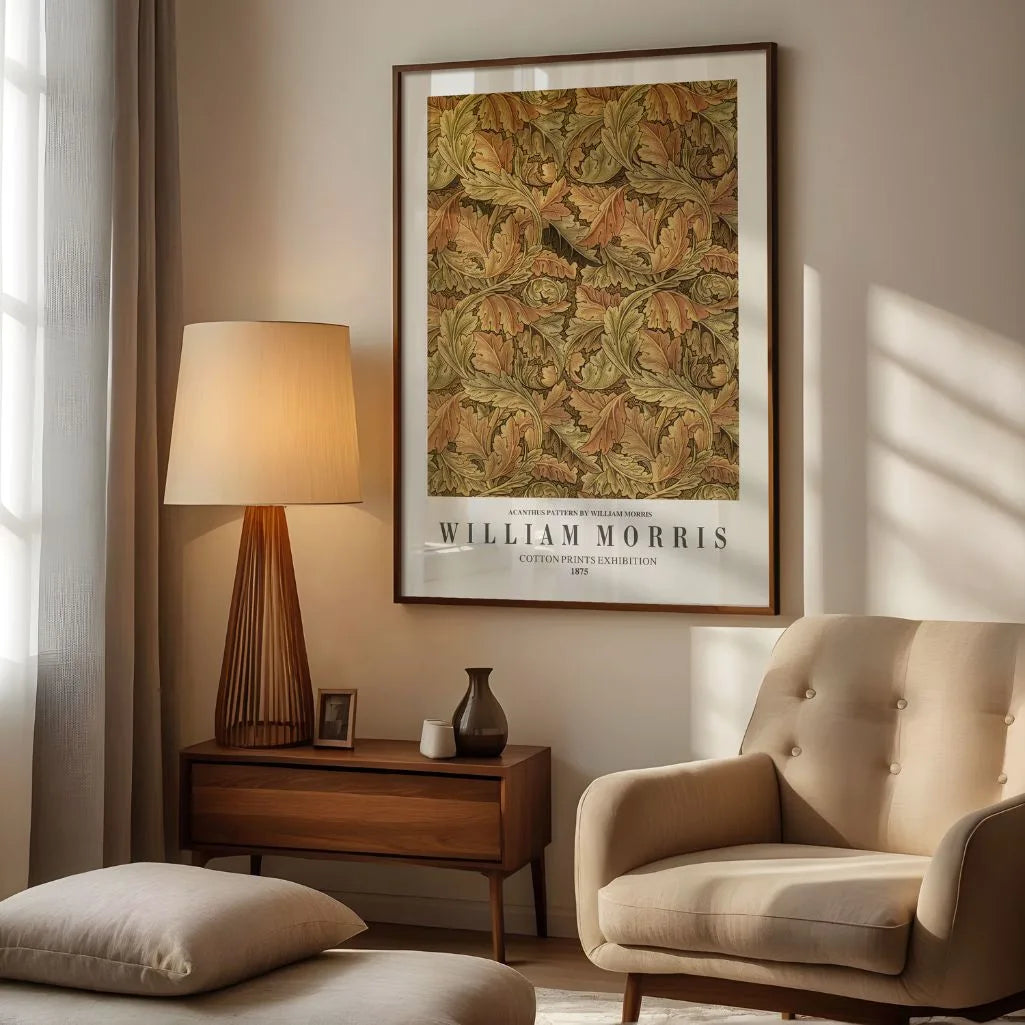 William Morris Acanthus-Poster von 1875
