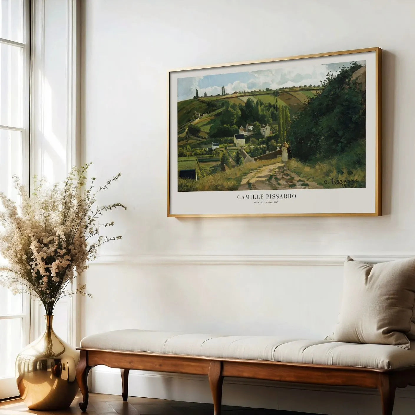 Camille Pissarro – Jalais-Hügel, Pontoise Poster (1867)