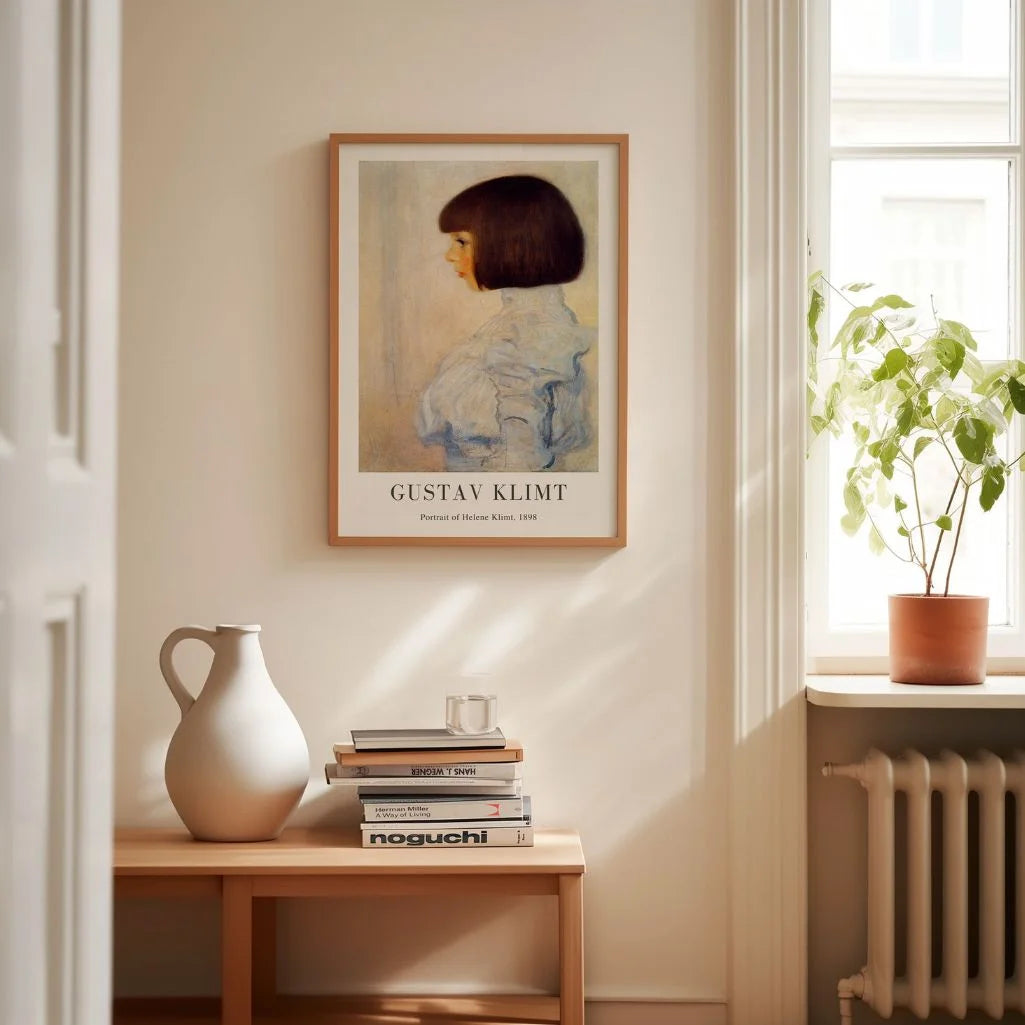 Gustav Klimt Poster – Porträt von Helene Klimt (1898)