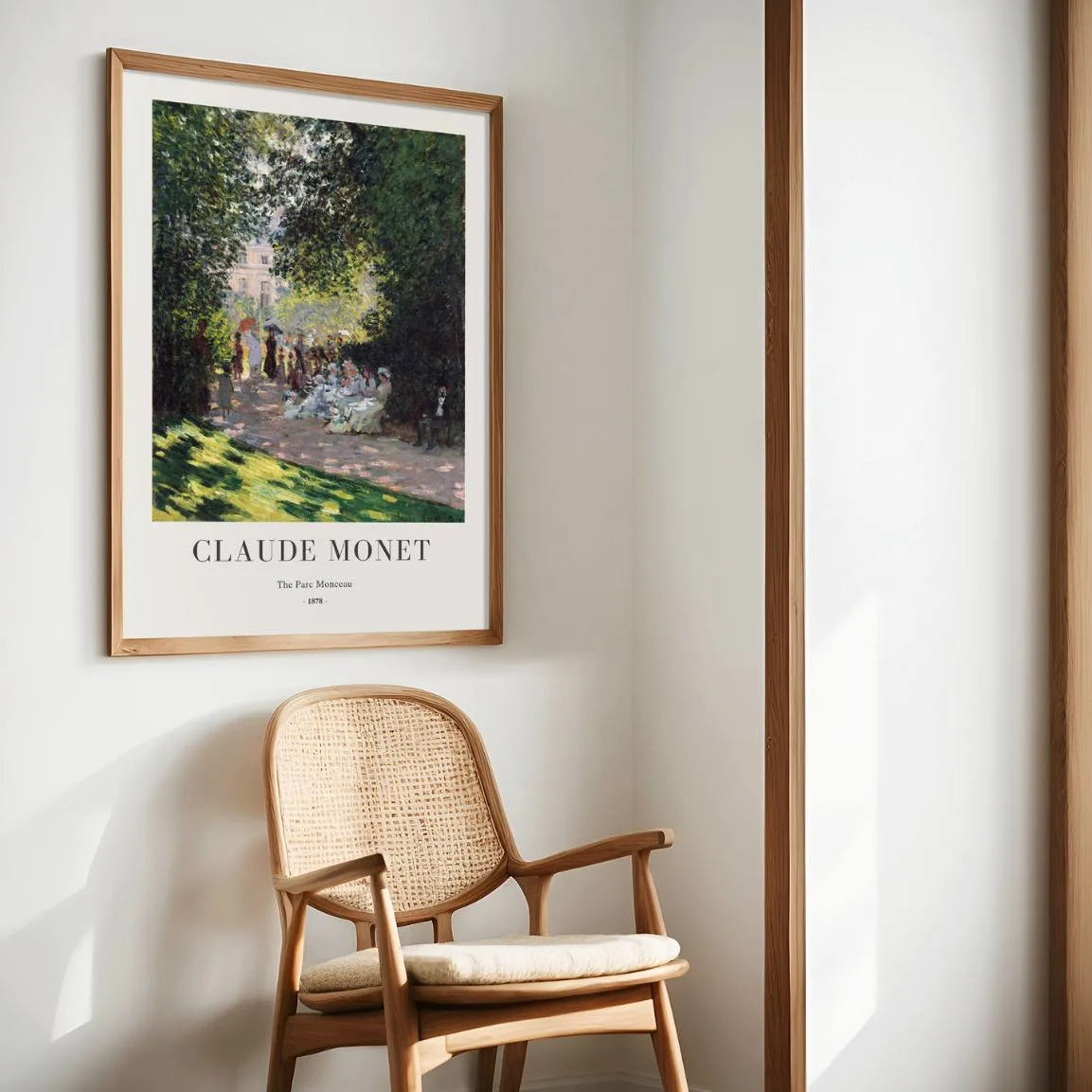 Monet Poster Parkszene