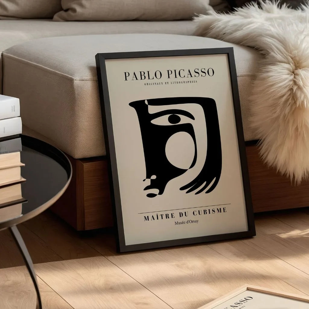 Von Pablo Picasso inspiriertes Poster – Auge der Abstraktion