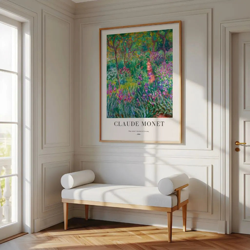 Claude Monet – Der Garten des Künstlers in Giverny Poster