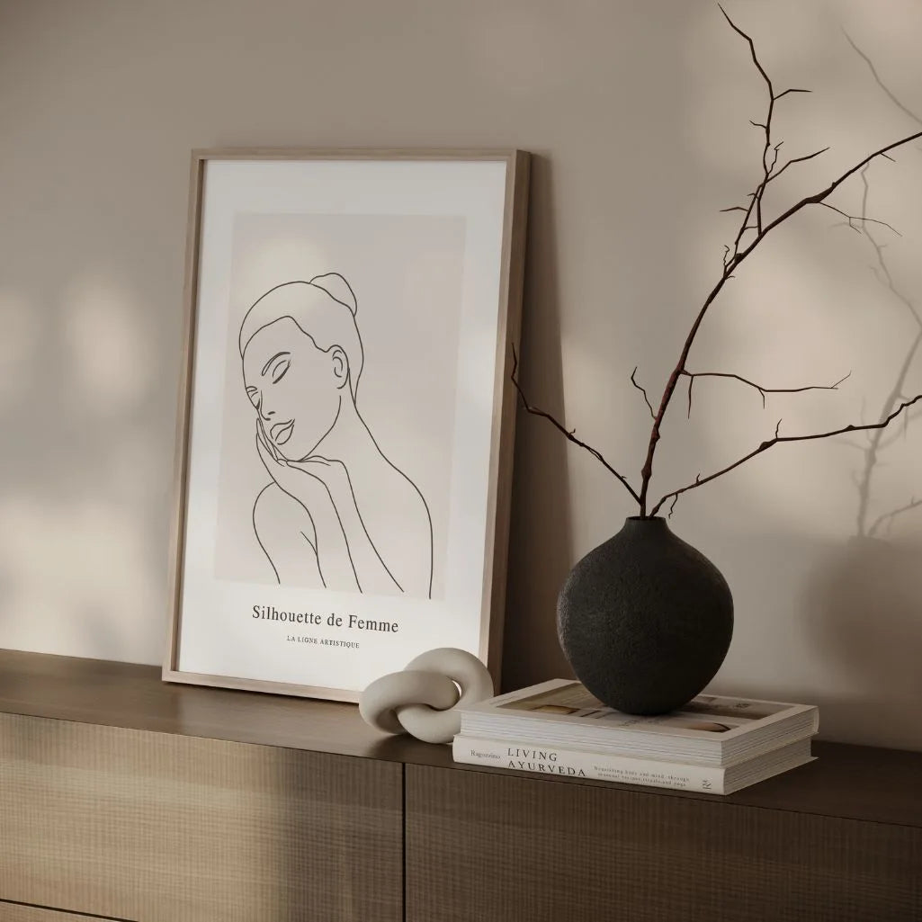 Poster – Ruhige Frau