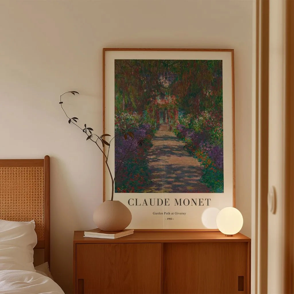 Claude Monet Poster – Gartenweg in Giverny, 1902
