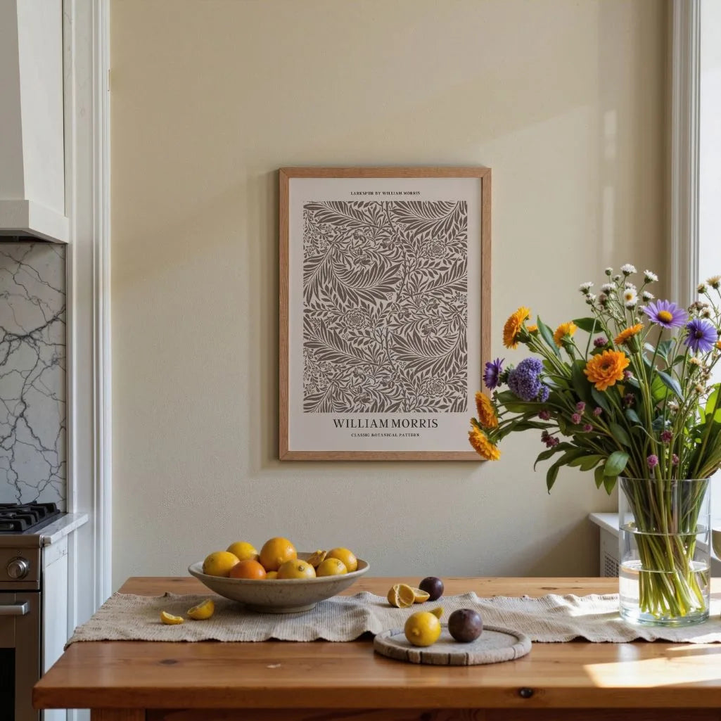 Poster – Rittersporn Botanisch