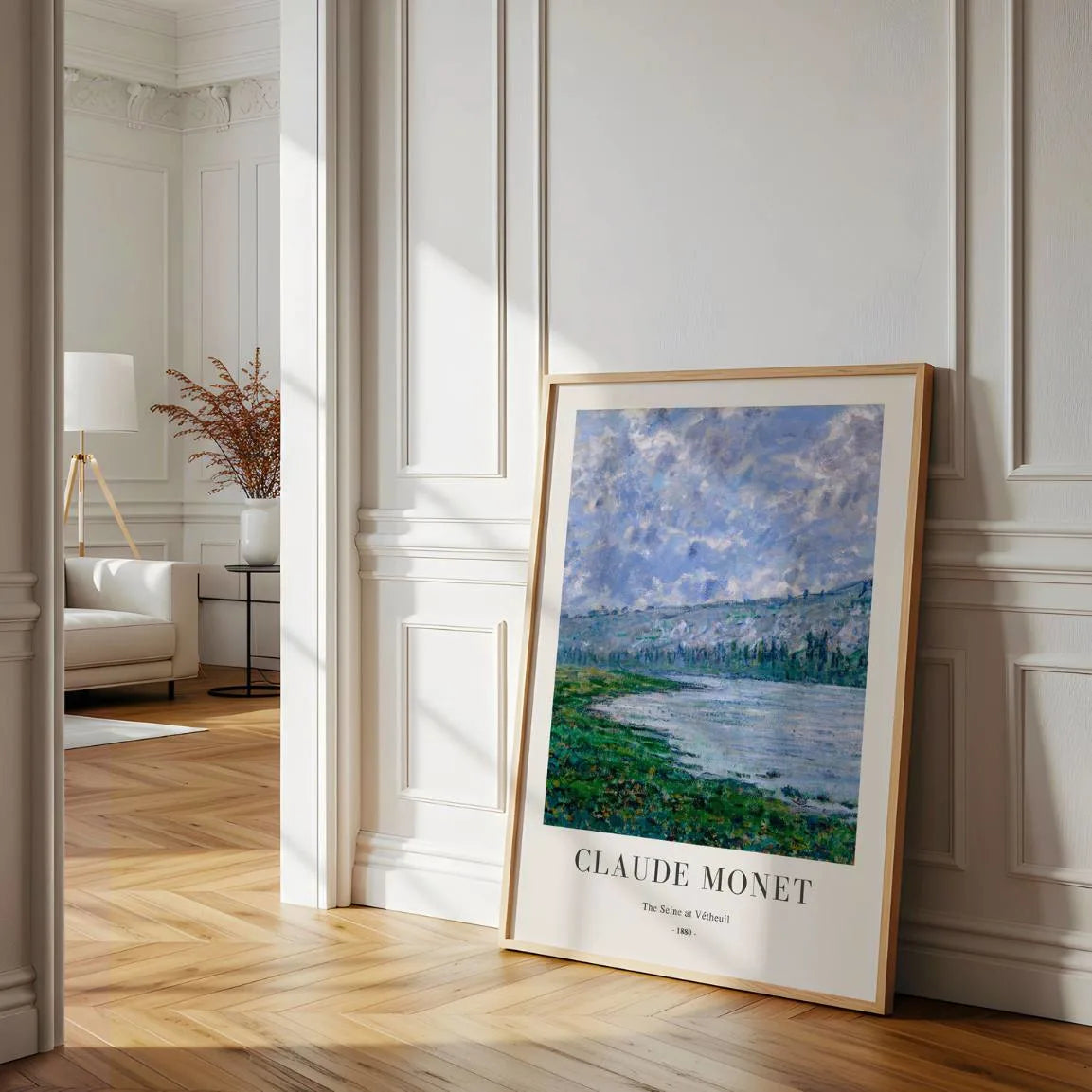 Claude Monet Poster – Die Seine bei Vétheuil