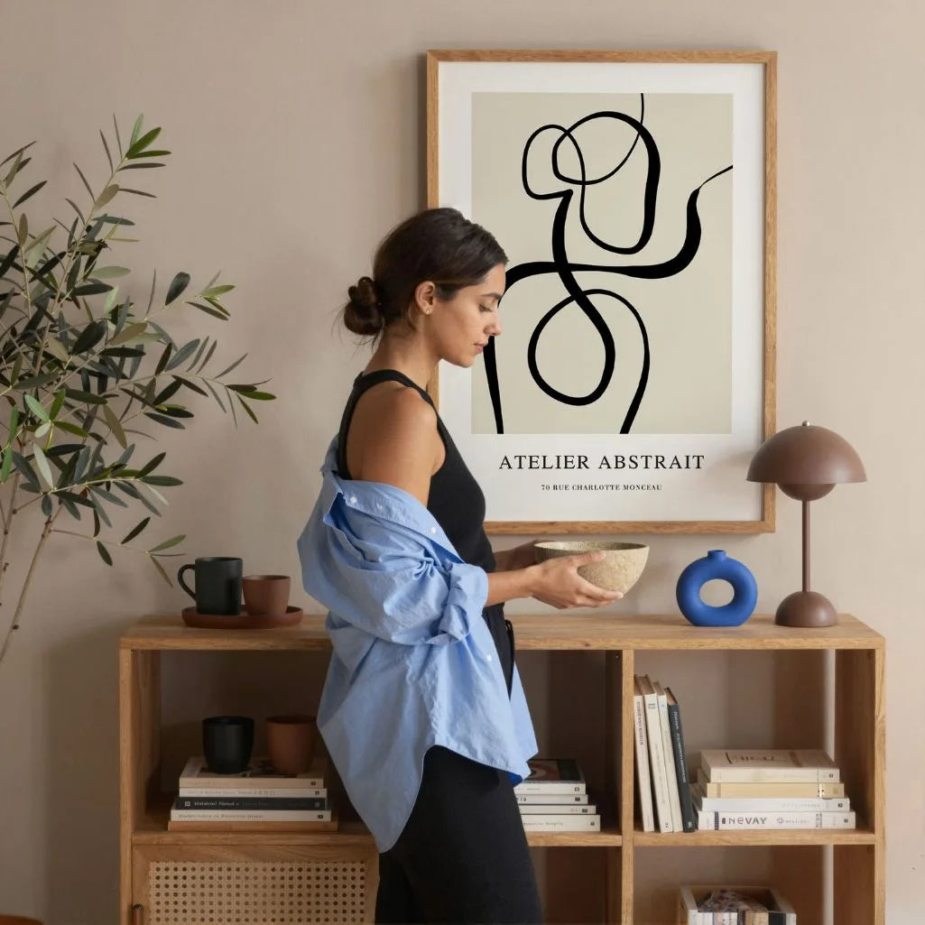 Poster – Abstrakte Linie