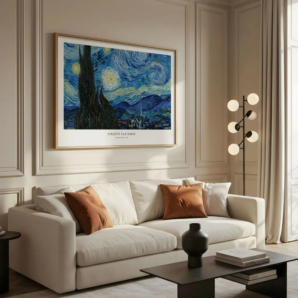 Vincent van Gogh Poster – Sternennacht, 1889 (Querformat)