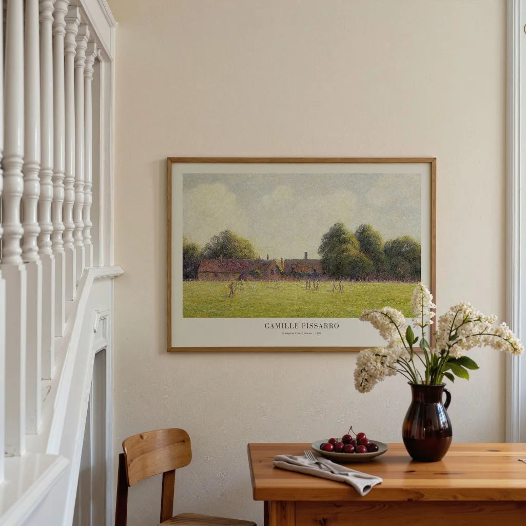 Camille Pissarro – Obstgarten von Hampton Court Poster