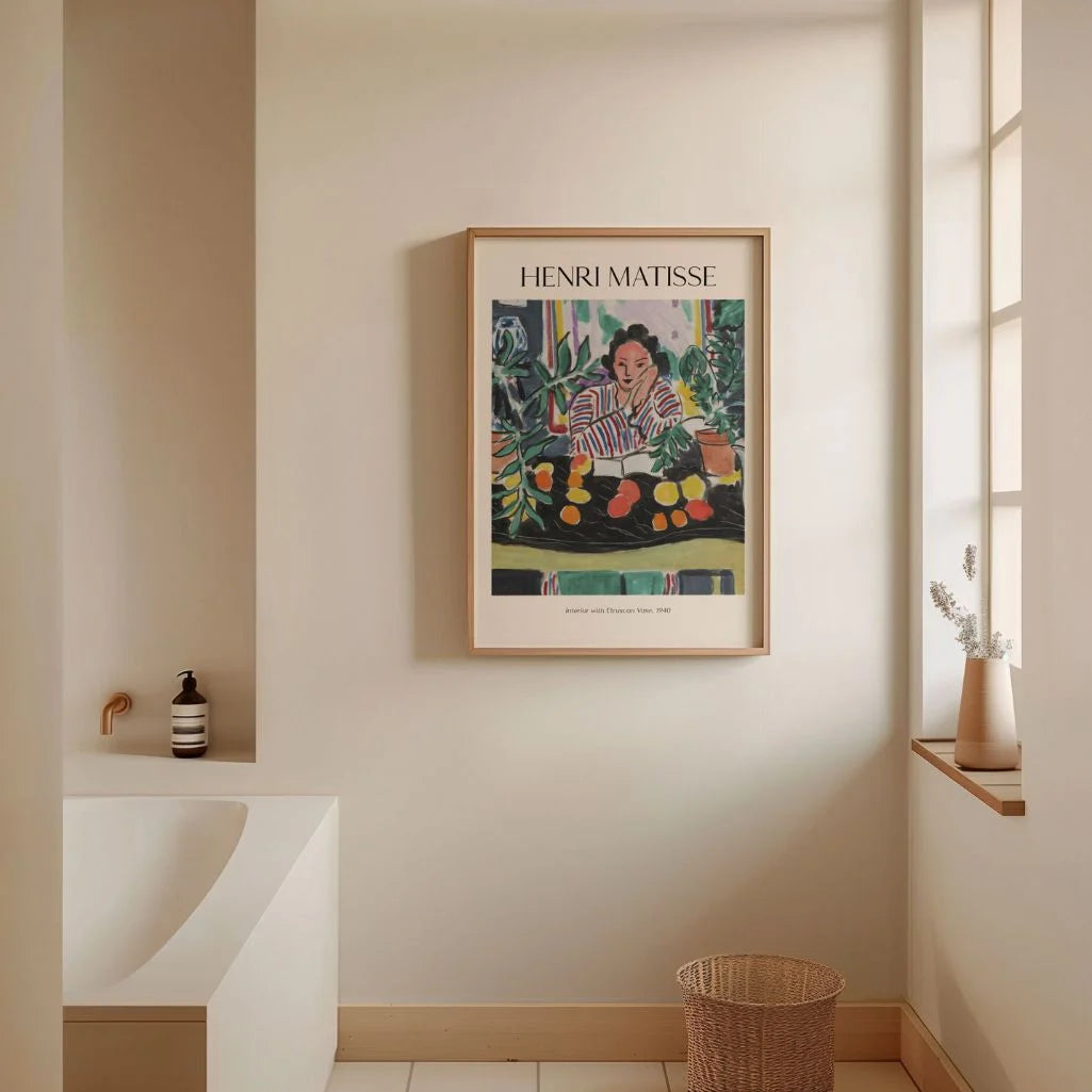 Henri Matisse Poster – Interieur mit etruskischer Vase, 1940
