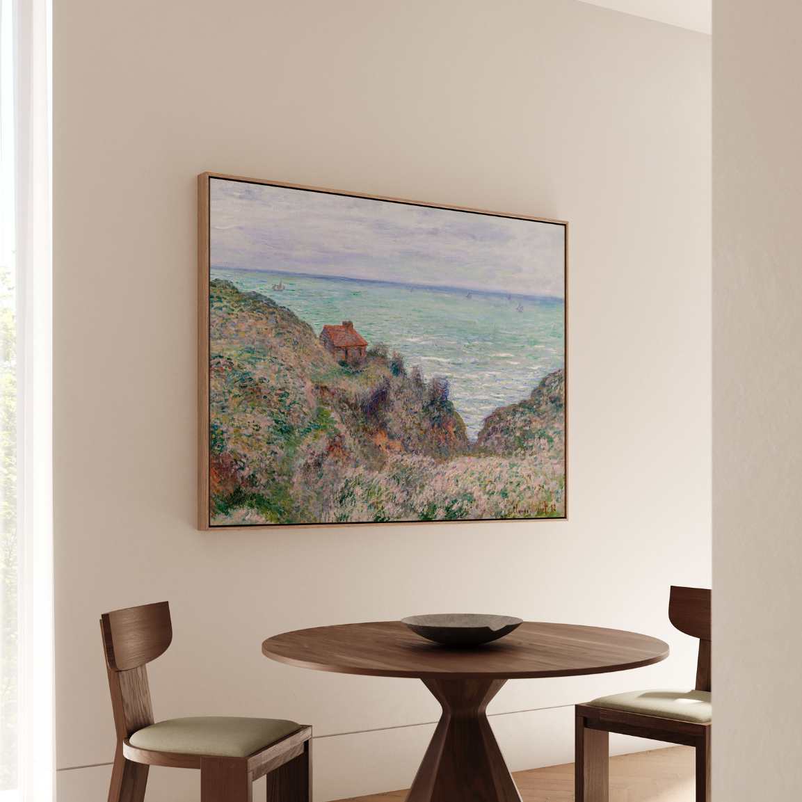 Gerahmtes Leinwandbild – Das Zollhaus, (1882)