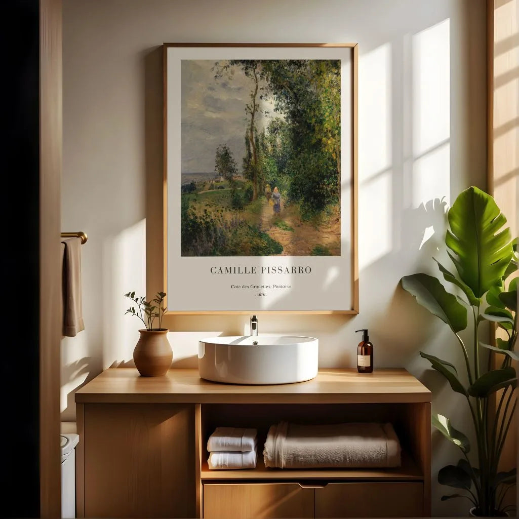 Camille Pissarro – Küste der Grouettes, Poster (1878) 