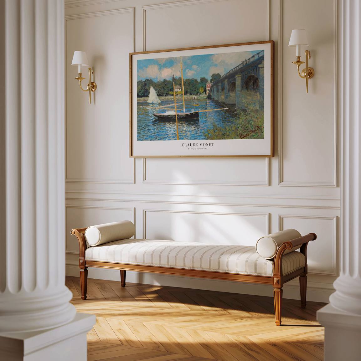 Claude Monet Poster – Die Brücke bei Argenteuil