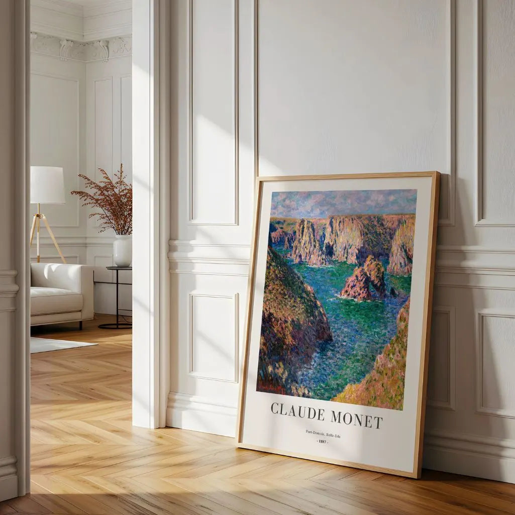Claude Monet – Port-Domois, Belle-Île (1887) Poster