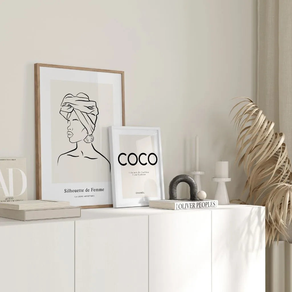 Poster – Frau mit Turban