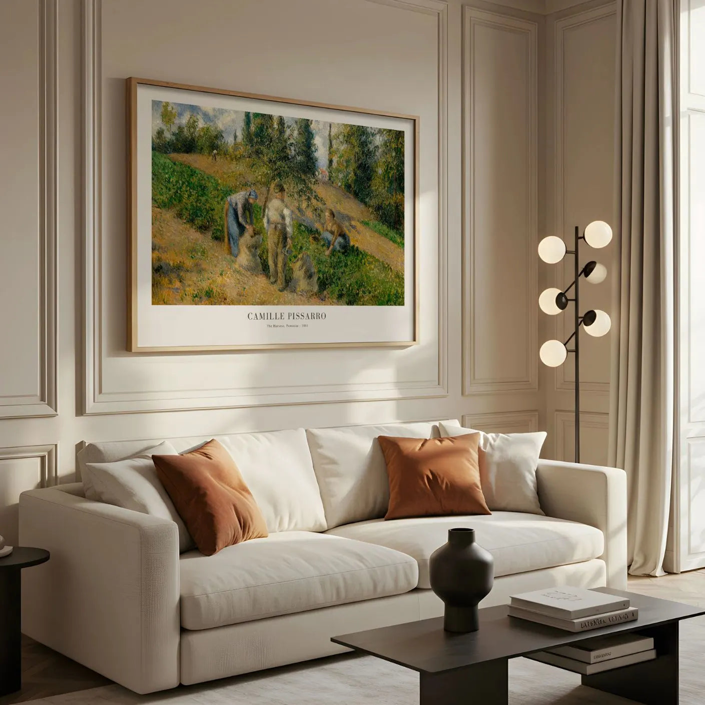 Camille Pissarro Poster – Die Ernte, Pontoise (1881)