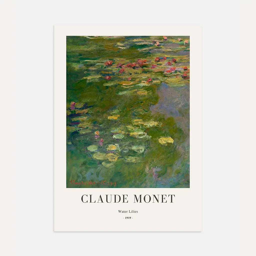 Claude Monet – Seerosen Poster, 1919
