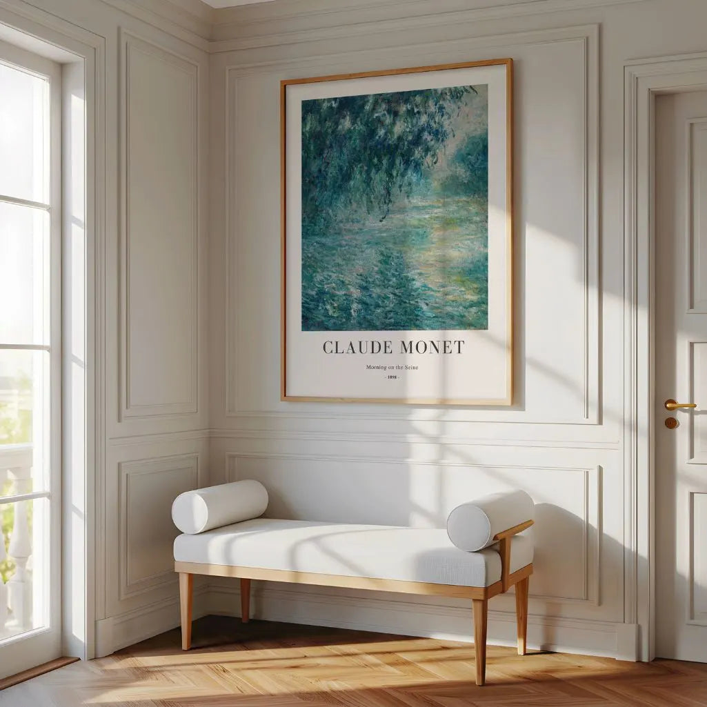 Claude Monet – Morgen an der Seine (1898) Poster