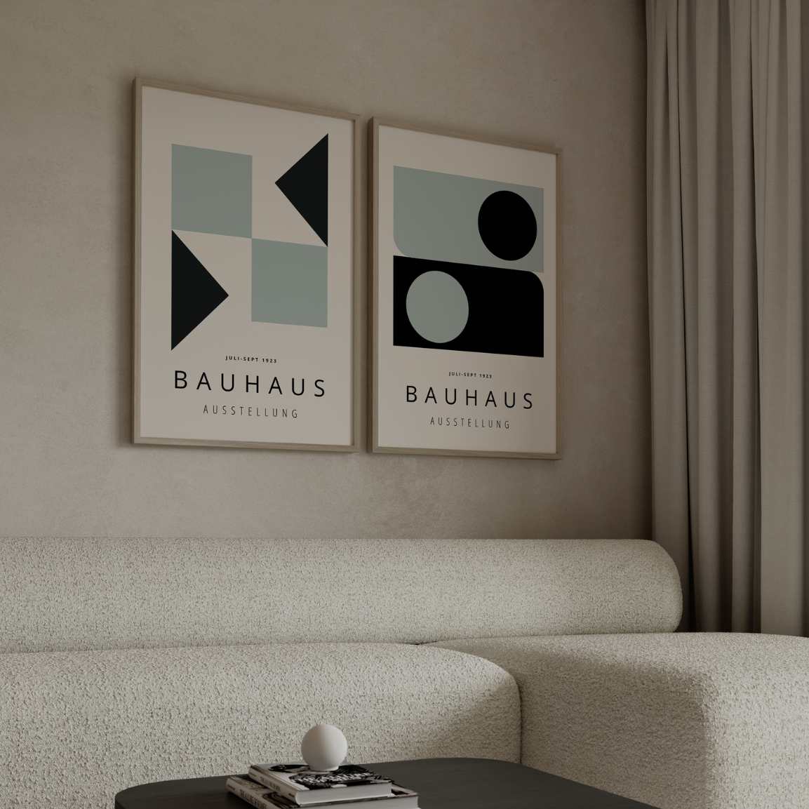 Poster Set 2 – Bauhaus Geometrie 