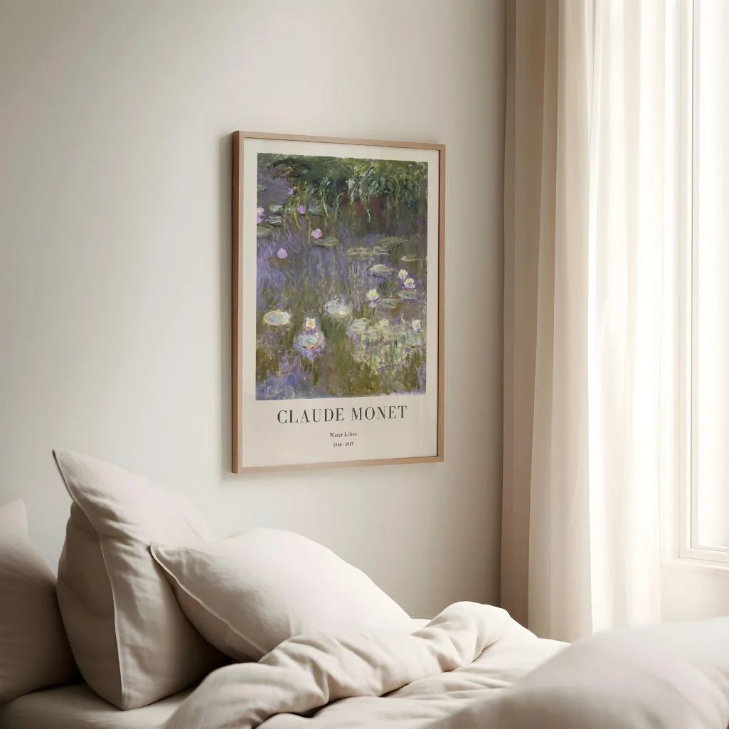 Claude Monet – Seerosen im Teich Poster 1914–1917