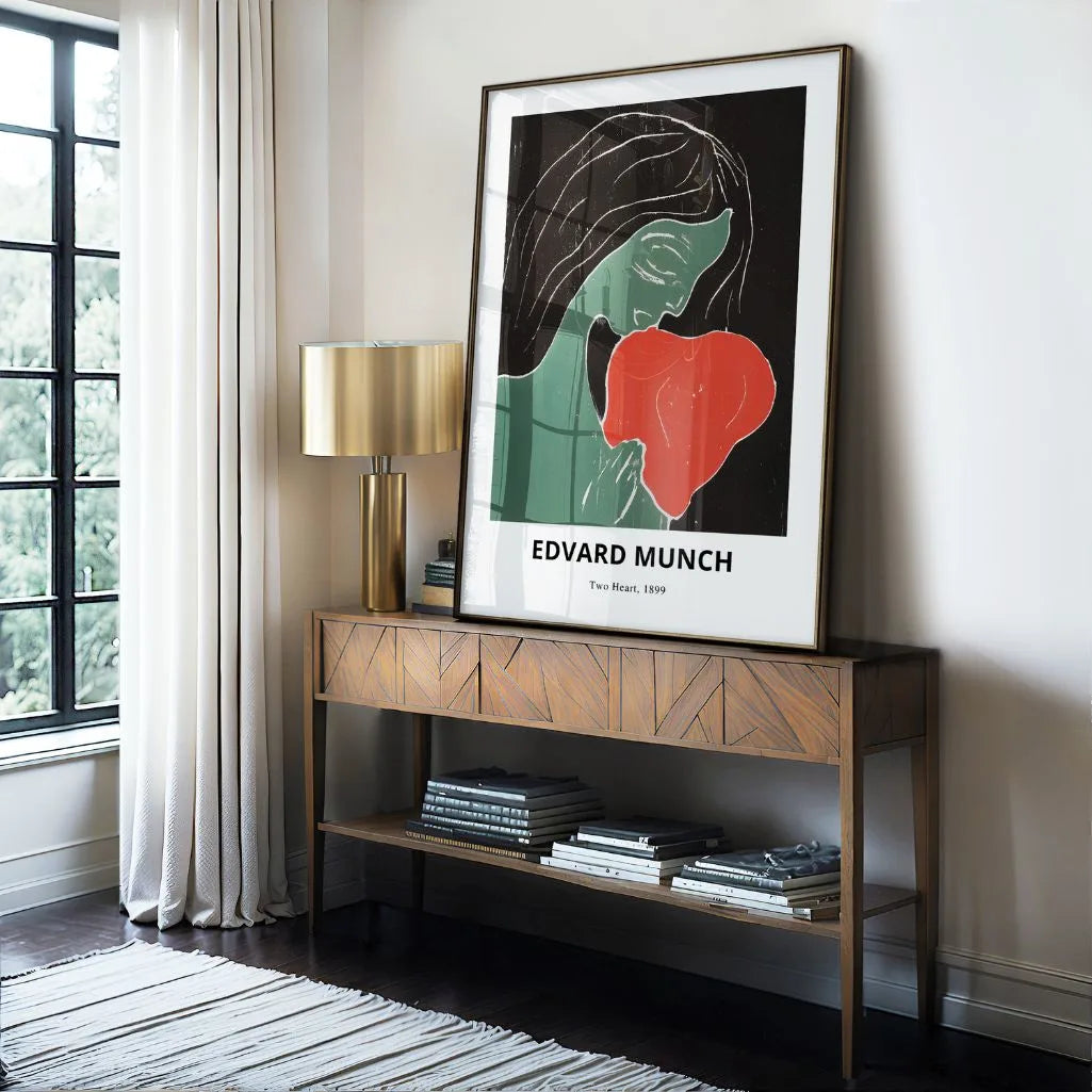 Edvard Munch Poster – Zwei Herzen
