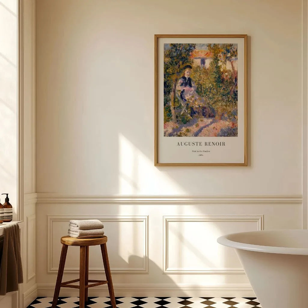 Auguste Renoir – Nini im Garten Poster, Hochformat, 1876