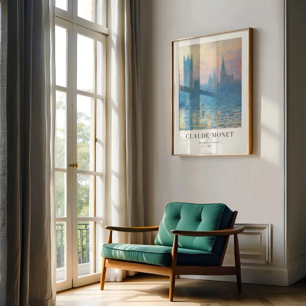 Claude Monet – Das Parlament in London Poster, 1903
