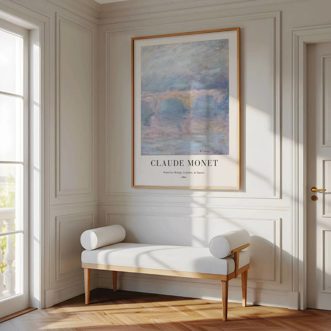 Monet Poster Abendlicht