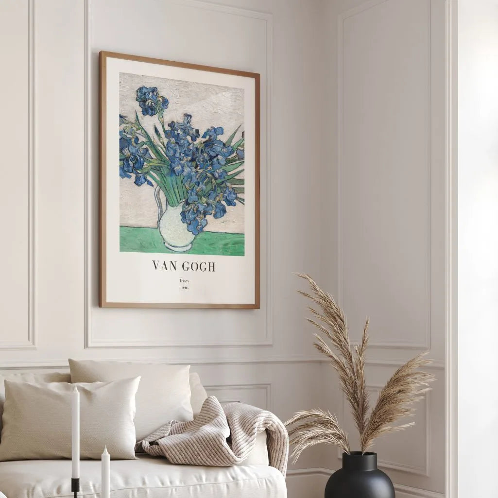 Vincent van Gogh – Blaue Iris in einer Vase Poster