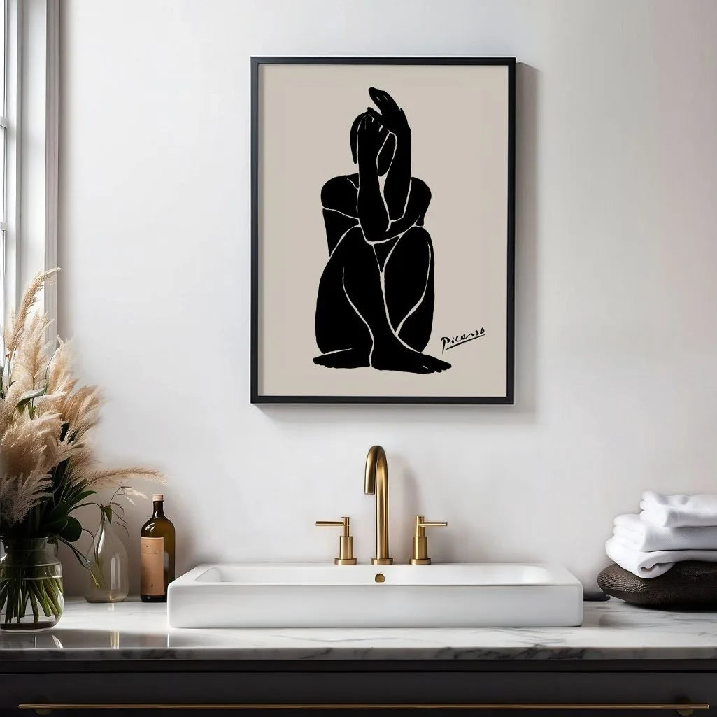 Von Pablo Picasso inspiriertes Poster – Stille der Form