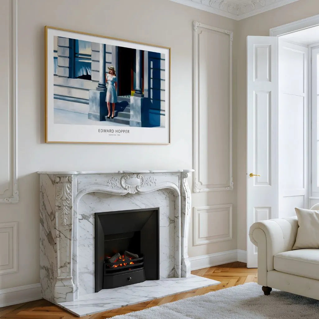 Edward Hopper Poster – Sommerzeit, 1943 (Querformat)