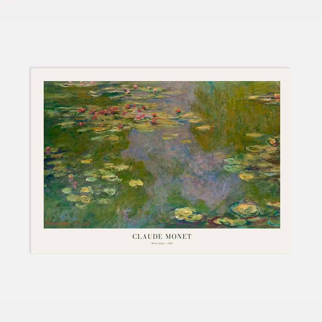 Claude Monet – Seerosen Poster, 1919