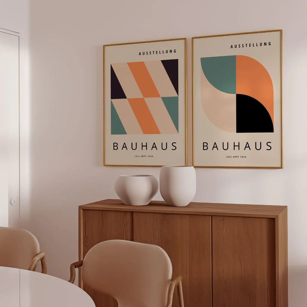 Bauhaus Farben – 2er Poster-Set