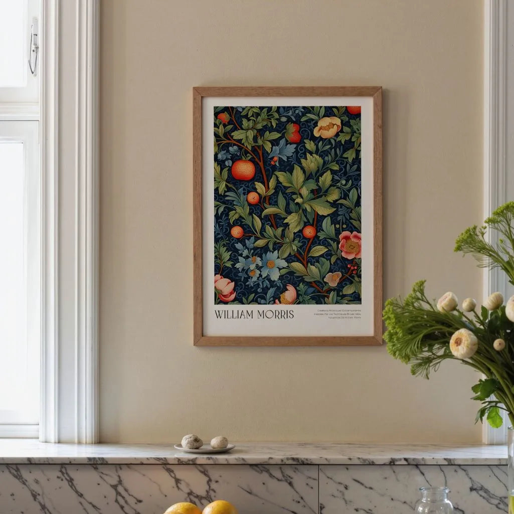 Poster – Früchte & Botanisches Muster